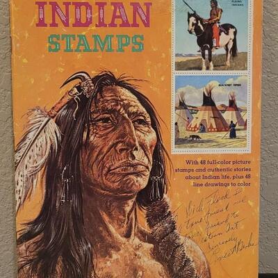 Lot 116: "Frog Girl", "The Flute Player" and "Indian Stamps" Book lot