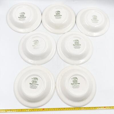 ROYAL CHINA BLUE WILLOW WARE 8.5â€ BOWLS (7)