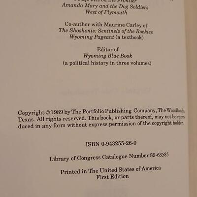 Lot 121: 1989 "Omen of the Hawks" Book