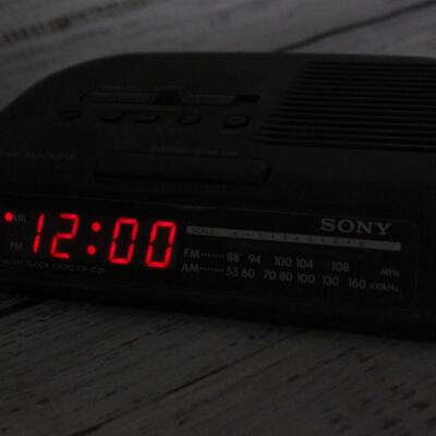 Retro Sony Digital Alarm Clock