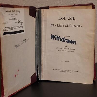 Lot 123: 1931 "Lolami The Little Cliff Dweller "
