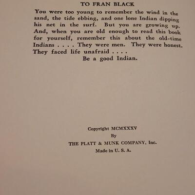 Lot 125: 1st Ed. "The Book of Indians"