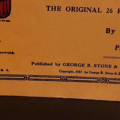 Lot 128: "Military Drum Beats" and "Cub Scout Songbook"