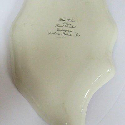Vintage Blue Ridge Potteries Leaf Shaped Plate