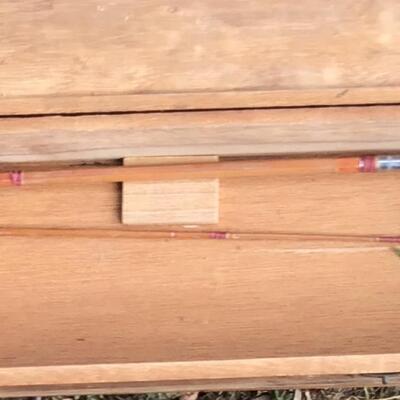O857 Vintage Fly Fishing Rod with Carry Case