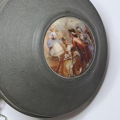 Lot 407: Antique Metal Music/Jewelry Box and More