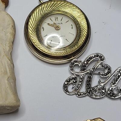 Lot 407: Antique Metal Music/Jewelry Box and More