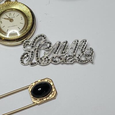 Lot 407: Antique Metal Music/Jewelry Box and More