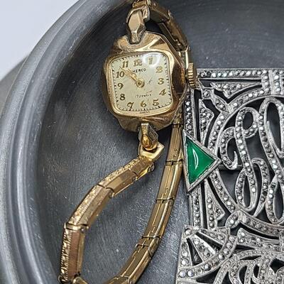 Lot 407: Antique Metal Music/Jewelry Box and More