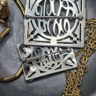 Lot 407: Antique Metal Music/Jewelry Box and More