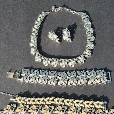 Lot 432: Vintage Coro "Chunky"  Necklace Set and More