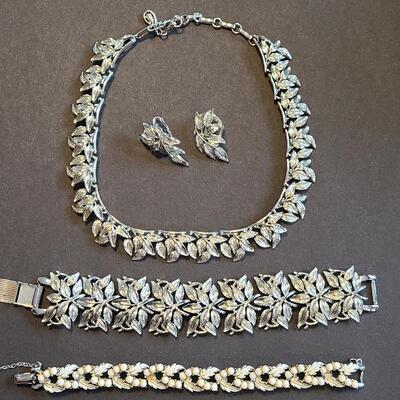 Lot 432: Vintage Coro "Chunky"  Necklace Set and More