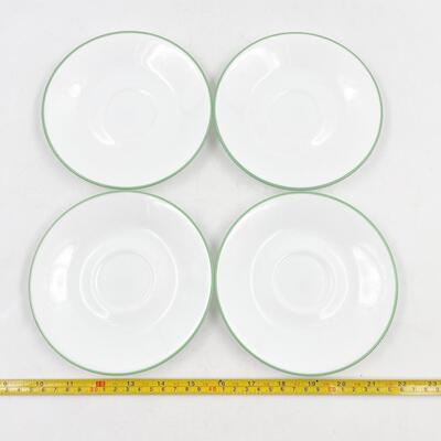 CORELLE BY CORNING â€œMY GARDENâ€ SAUCERS (4)