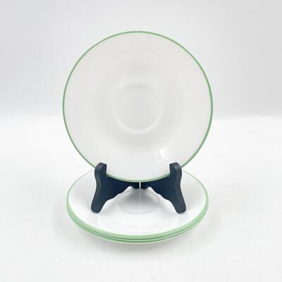 CORELLE BY CORNING â€œMY GARDENâ€ SAUCERS (4)