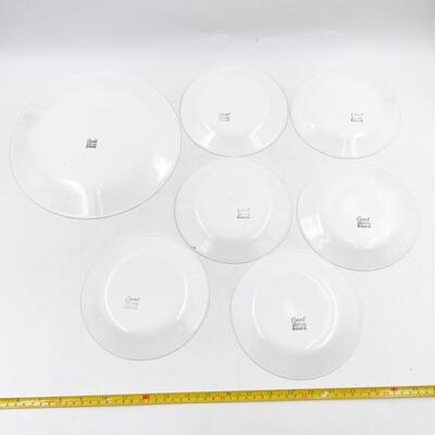 CORELLE BY CORNING WHITE PLATES (7)