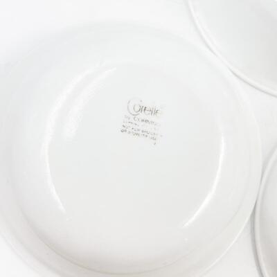CORELLE BY CORNING WHITE 5.5â€ BOWLS (10)