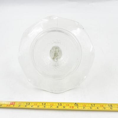 CLEAR GLASS 5.5â€ HORSE TRINKET DISH