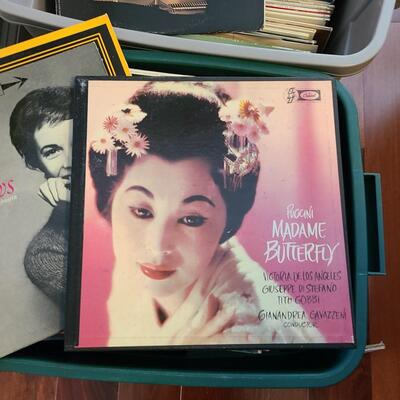 Lot 510: Vintage Records: Wizard of Oz, Gone with Wind, Madame Butterfly and More