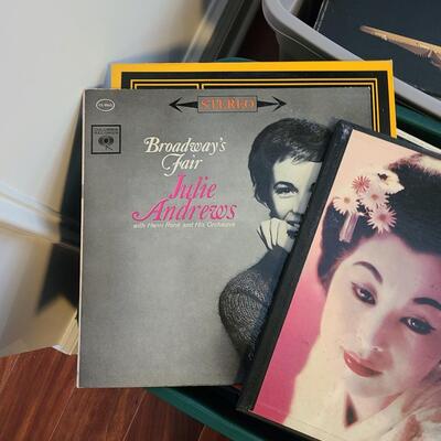 Lot 510: Vintage Records: Wizard of Oz, Gone with Wind, Madame Butterfly and More