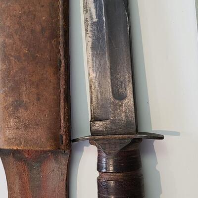 Lot 422; Large Vintage J. Marttini Filet Knife & Hunting Knife