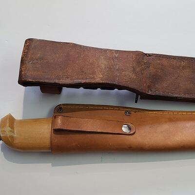 Lot 422; Large Vintage J. Marttini Filet Knife & Hunting Knife