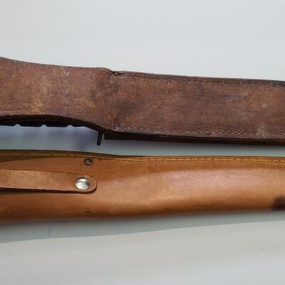 Lot 422; Large Vintage J. Marttini Filet Knife & Hunting Knife