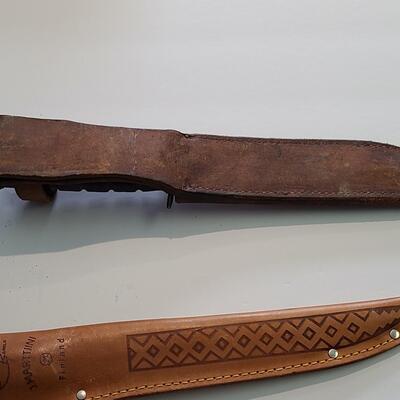Lot 422; Large Vintage J. Marttini Filet Knife & Hunting Knife
