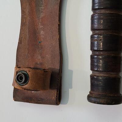 Lot 422; Large Vintage J. Marttini Filet Knife & Hunting Knife