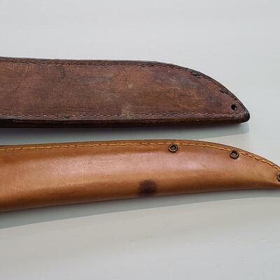 Lot 422; Large Vintage J. Marttini Filet Knife & Hunting Knife