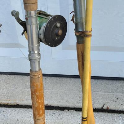 Lot 420: Vintage Fishing Rods and Reels