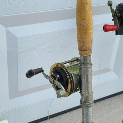 Lot 420: Vintage Fishing Rods and Reels