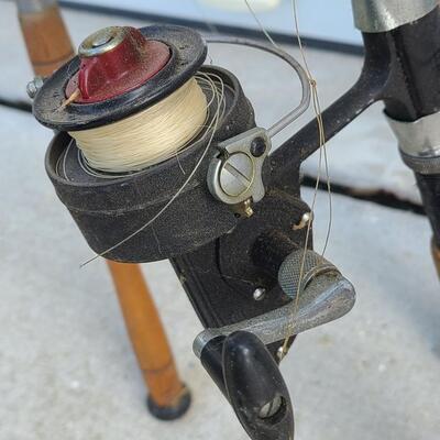 Lot 420: Vintage Fishing Rods and Reels