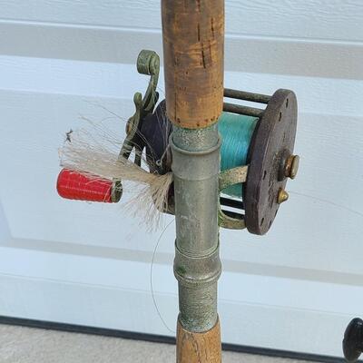 Lot 420: Vintage Fishing Rods and Reels