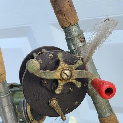 Lot 420: Vintage Fishing Rods and Reels