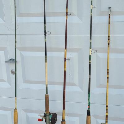 Lot 420: Vintage Fishing Rods and Reels