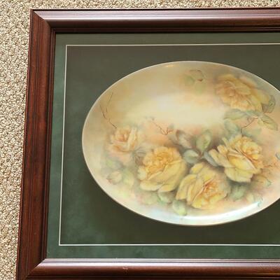 Lot 417: Hand-Painted Antique Server Wall Art