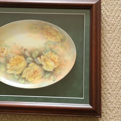 Lot 417: Hand-Painted Antique Server Wall Art