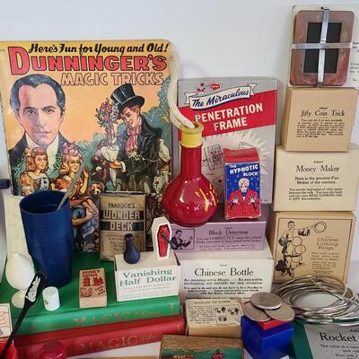 Lot 415: Large Lot of Vintage Magic Tricks and Sets (Adams' Collectibles Sets in Boxes)