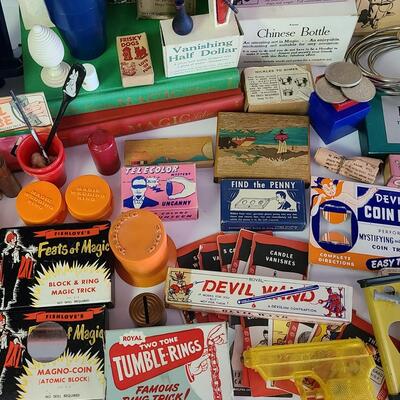 Lot 415: Large Lot of Vintage Magic Tricks and Sets (Adams' Collectibles Sets in Boxes)