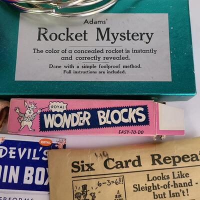 Lot 415: Large Lot of Vintage Magic Tricks and Sets (Adams' Collectibles Sets in Boxes)