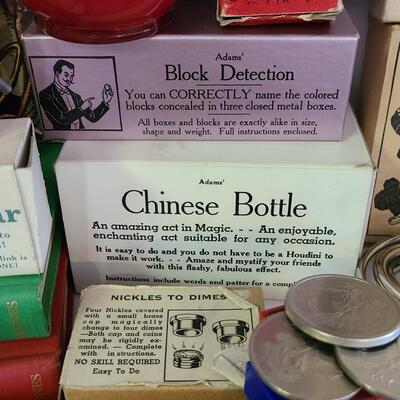 Lot 415: Large Lot of Vintage Magic Tricks and Sets (Adams' Collectibles Sets in Boxes)