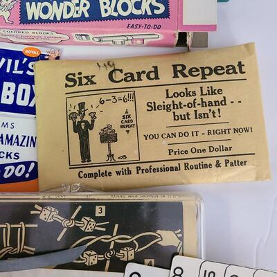 Lot 415: Large Lot of Vintage Magic Tricks and Sets (Adams' Collectibles Sets in Boxes)