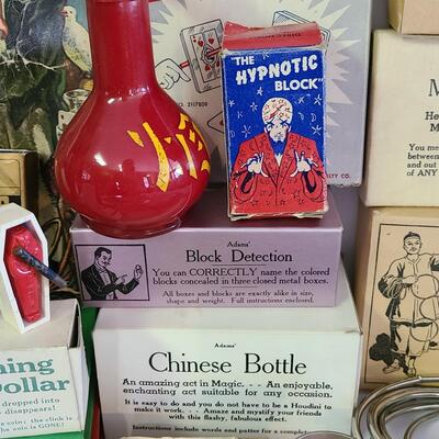 Lot 415: Large Lot of Vintage Magic Tricks and Sets (Adams' Collectibles Sets in Boxes)