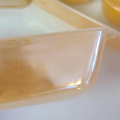 Lot 343: Vintage Fire King Bread Baking and Custard Dishes