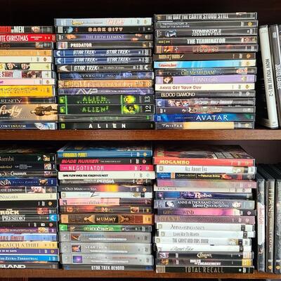 Lot 339: Large DVD Lot: Aliens 1-3, Predator, Teminator 1-3, Star Trek and More!