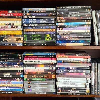 Lot 339: Large DVD Lot: Aliens 1-3, Predator, Teminator 1-3, Star Trek and More!