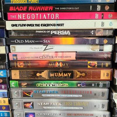 Lot 339: Large DVD Lot: Aliens 1-3, Predator, Teminator 1-3, Star Trek and More!