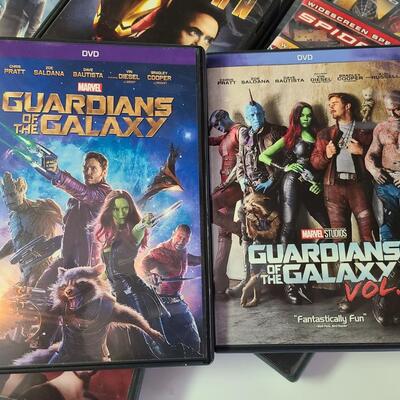 Lot 336: Marvel Series DVD Lot (Avengers, Spider-Man, Iron Man, Guardians and More)