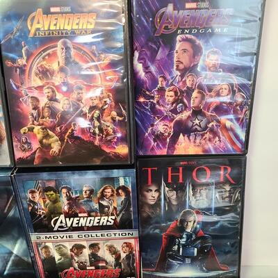 Lot 336: Marvel Series DVD Lot (Avengers, Spider-Man, Iron Man, Guardians and More)