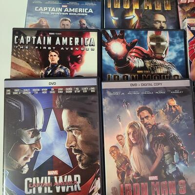 Lot 336: Marvel Series DVD Lot (Avengers, Spider-Man, Iron Man, Guardians and More)